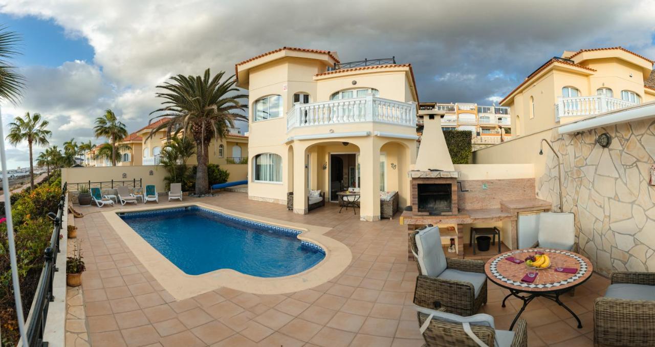 Villa Faya On The First Ocean Line With New Heated Pool Los Cristianos  Zewnętrze zdjęcie